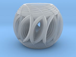 Hyper-Sphere 01 in Clear Ultra Fine Detail Plastic