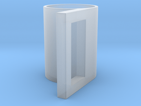 geometric mug 03 in Clear Ultra Fine Detail Plastic