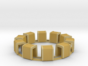 Ring Of Transformers in Tan Fine Detail Plastic