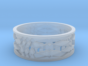 ABLYSSYLBA Ring Size 10.5 in Clear Ultra Fine Detail Plastic