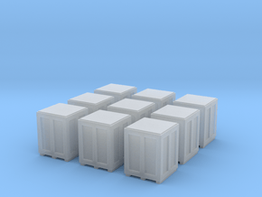 High Crates for 6mm, 1/300 or 1/285 in Clear Ultra Fine Detail Plastic