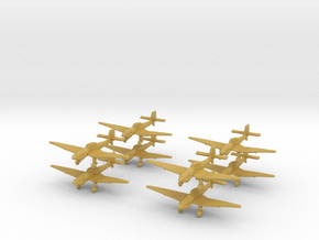 Ju87d-350-x8 in Tan Fine Detail Plastic