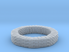 Sandbag Ring for 6mm, 1/300 or 1/285 in Clear Ultra Fine Detail Plastic