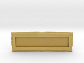 Fortune Frame (2.25" by .625") Standing - Single in Tan Fine Detail Plastic