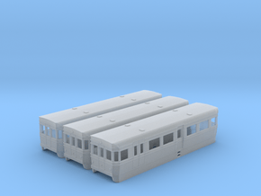 BUT/ACV Railbus in 3mm (1/100) in Clear Ultra Fine Detail Plastic