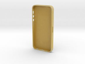 IPhone 5 Case (wall thickness 1 mm) in Tan Fine Detail Plastic