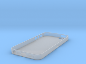 iPhone5 Case (0.7 mm thick) in Clear Ultra Fine Detail Plastic