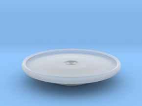 tarrant platter on stand in Clear Ultra Fine Detail Plastic