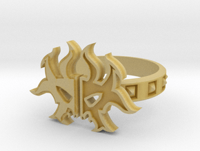 Magic: The Gathering  Rakdos Ring(US Size12) in Tan Fine Detail Plastic