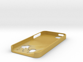 Adventure Time Inspired iPhone 5 case in Tan Fine Detail Plastic