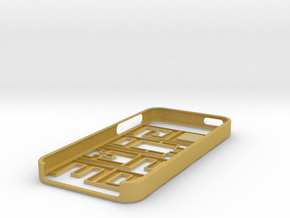 GAMEOVER iPhone 5 Case in Tan Fine Detail Plastic