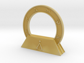 Abydos Stargate with Eagle Nebula in Tan Fine Detail Plastic