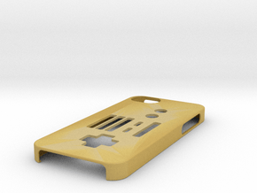 NES Controller iPhone 5 case in Tan Fine Detail Plastic