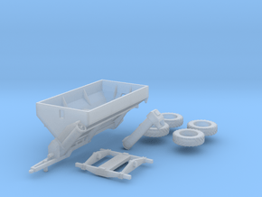 1:160 N Scale Kinze Grain Cart w/ Row Crop Duals in Clear Ultra Fine Detail Plastic