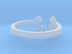 Ring bone in Clear Ultra Fine Detail Plastic