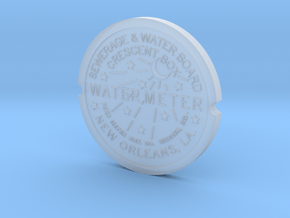 New Orleans Water Meter  in Clear Ultra Fine Detail Plastic
