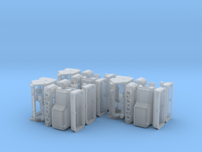 1/18 392 Hemi Basic Block Kit 3 Pack in Clear Ultra Fine Detail Plastic