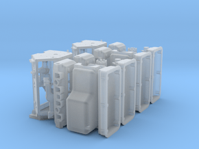 1/18 392 Hemi Basic Block Kit 2 Pack in Clear Ultra Fine Detail Plastic