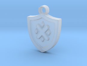 Frollo Coat of Arms pendant in Clear Ultra Fine Detail Plastic