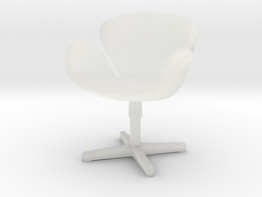 Arne Jabobson - Swan Chair in Clear Ultra Fine Detail Plastic
