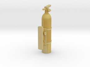 Fire Extinguisher 1/10th with simulated mount in Tan Fine Detail Plastic
