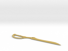 Scissor Blade (Keychain) - Kill La Kill in Tan Fine Detail Plastic