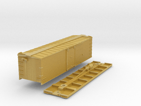 N-Scale D&SL 52100 Series Boxcar Kit in Tan Fine Detail Plastic