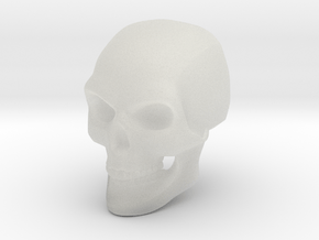 3D Printed Skull - Large in Clear Ultra Fine Detail Plastic