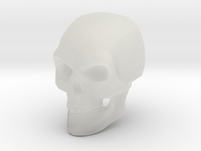 3D Printed Skull - Small in Clear Ultra Fine Detail Plastic