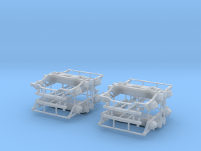 On3 DSP&P Type "A"/Litchfield Trucks, 2 pair in Clear Ultra Fine Detail Plastic