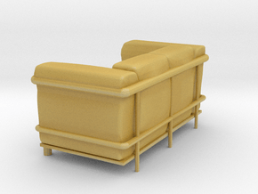 Le-Corbu-Sofa-02 in Tan Fine Detail Plastic