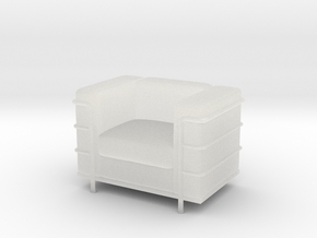 Le-Corbu-Sofa-Mini-03 in Clear Ultra Fine Detail Plastic