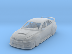 Subaru Impreza WRX STI JDM Car in Clear Ultra Fine Detail Plastic