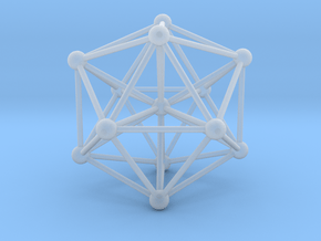 Great Dodecahedron in Clear Ultra Fine Detail Plastic