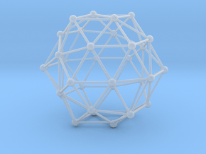 Dodecahedron in Clear Ultra Fine Detail Plastic