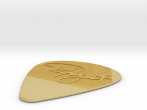 Ted Nugent Pick in Tan Fine Detail Plastic