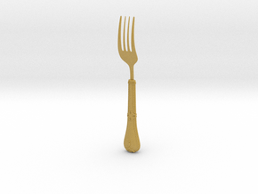 Gothic Fork in Tan Fine Detail Plastic