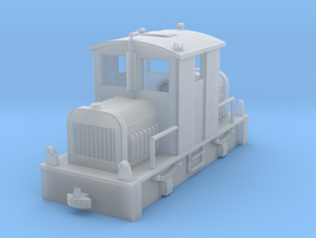 Diesel Tractor H0e in Clear Ultra Fine Detail Plastic