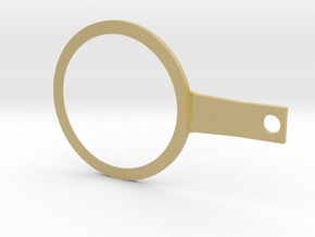 Lever for 4cm ping pong ball (movable puppet eye) in Tan Fine Detail Plastic