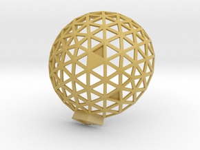 Geodesic Dome 6,1 1 in Tan Fine Detail Plastic