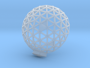 Geodesic Dome 6,1 1 in Clear Ultra Fine Detail Plastic