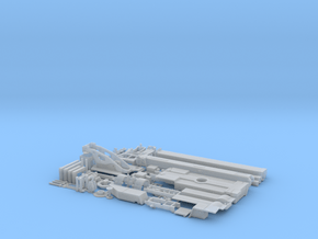 1:87 crane, 70to. 5axle - Autokran 70to., 5achsig in Clear Ultra Fine Detail Plastic