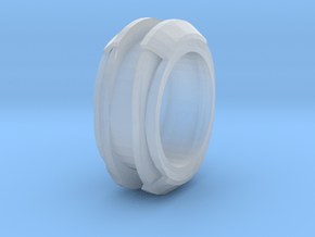 Thick Ring in Clear Ultra Fine Detail Plastic