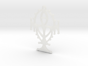 :Shadowsight: Pendant in Clear Ultra Fine Detail Plastic