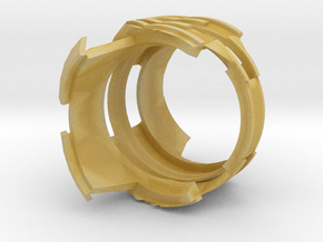 Ring Experiment Two in Tan Fine Detail Plastic