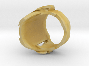 Ring Experiment One in Tan Fine Detail Plastic
