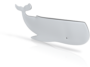 Whale - Butter knife in Clear Ultra Fine Detail Plastic