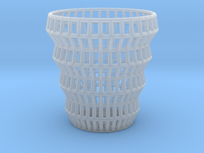 Wireframe Espresso Cup (Shell) in Clear Ultra Fine Detail Plastic