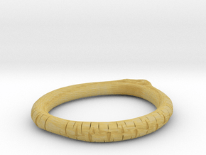 Minimalist Bracelet 5 in Tan Fine Detail Plastic