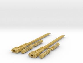 Awesome Sword x2 in Tan Fine Detail Plastic